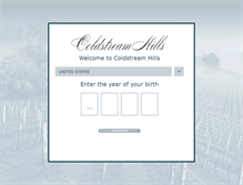 Tablet Screenshot of coldstreamhills.com.au